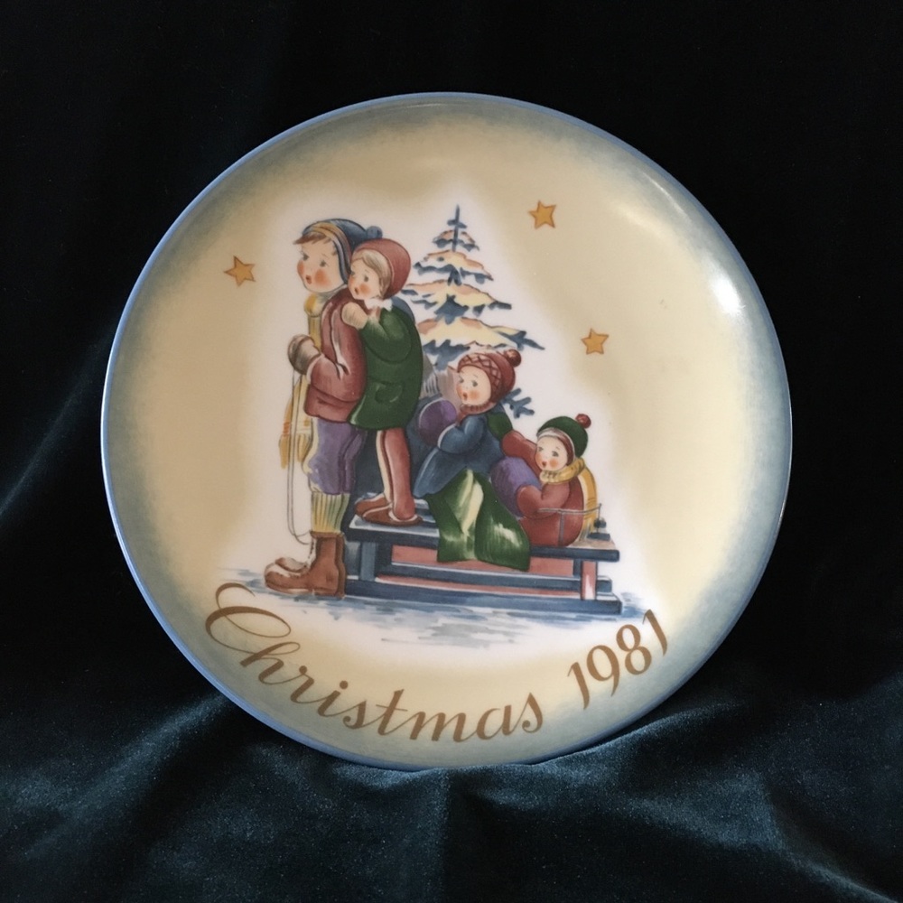 Hummel Christmas Plate 1981
